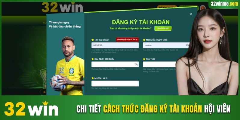 Chi tiết cách thức đăng ký tài khoản hội viên